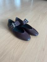 Neue Zaraschuhe Ballerinas Bordeaux Düsseldorf - Benrath Vorschau