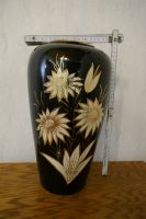 Bodenvase 517 38  ( Scheurich ) Schwarz mit Blumen Dekore Vintage Nordrhein-Westfalen - Rahden Vorschau