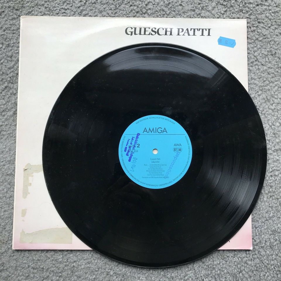 LP Vinyl Schallplatte: Guesch Patti - Labyrinthe in Partenstein