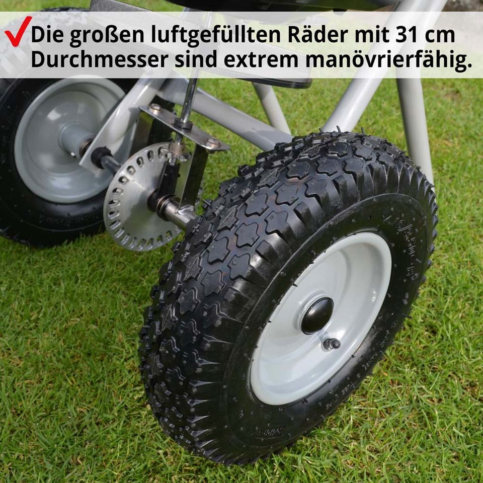 TOP Streuwagen Düngewagen Salzstreuer 29L 36KG NEU VB in Greven