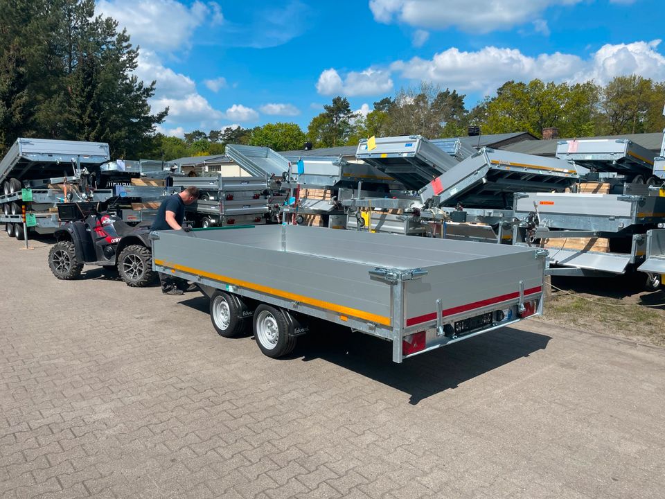 ⭐️ Eduard Auto Transporter 3500 kg 406x200x40cm Rampen Winde 63 N in Schöneiche bei Berlin