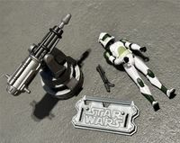 Star Wars Figur Clone Trooper Anti-Hailfire + Geschütz, Hasbro Bayern - Alzenau Vorschau