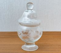 Geschliffene Glas- Bonboniere mit Deckel, ca. 22 cm hoch München - Berg-am-Laim Vorschau