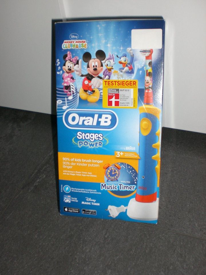 NEU ☆Oral-B Stages Power Kids elektrische Zahnbürste Disney-Micky in Staßfurt