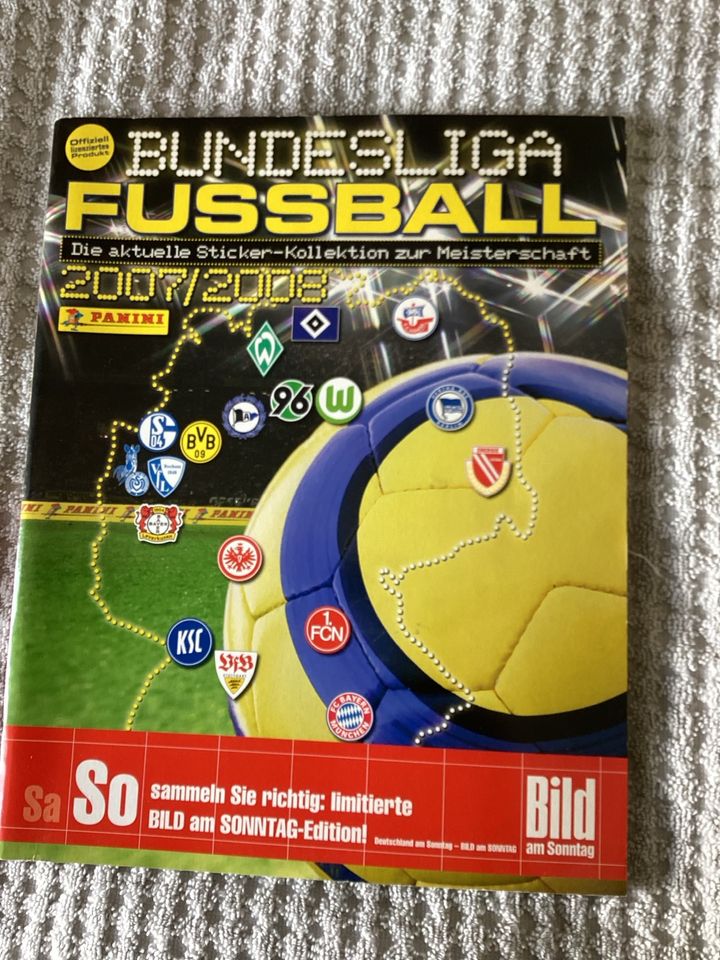 Panini Fußball Sammelalbum Bundesliga 2007 in Saarlouis