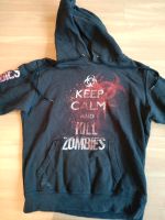 Zombie Hoodie Pullover schwarz Größe M Keep Calm Punk Emo Niedersachsen - Winsen (Luhe) Vorschau