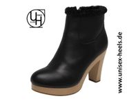 5703 unisex-heels; neue high heels gr. 45; echtholz, rindsleder! Hessen - Limeshain Vorschau