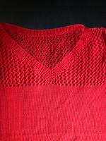 Strick Pullover Sommer Halbarm Damen Gr 36 Handarbeit rot Baumw Aachen - Kornelimünster/Walheim Vorschau