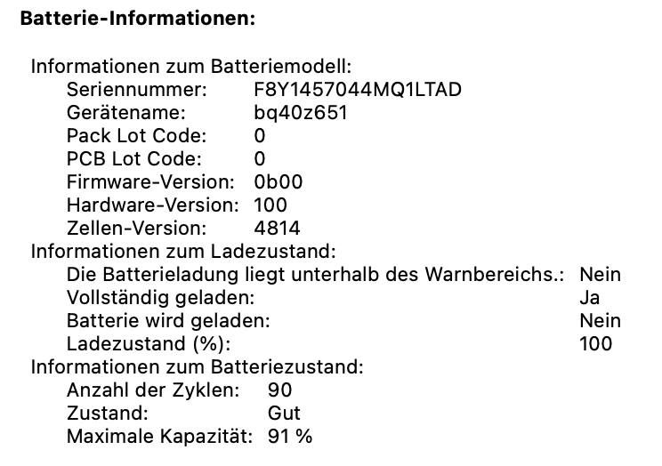 MacBook Pro 14“ M1 Pro, 16 GB RAM, 1 TB SSD, 90 Ladezyklen in Wuppertal