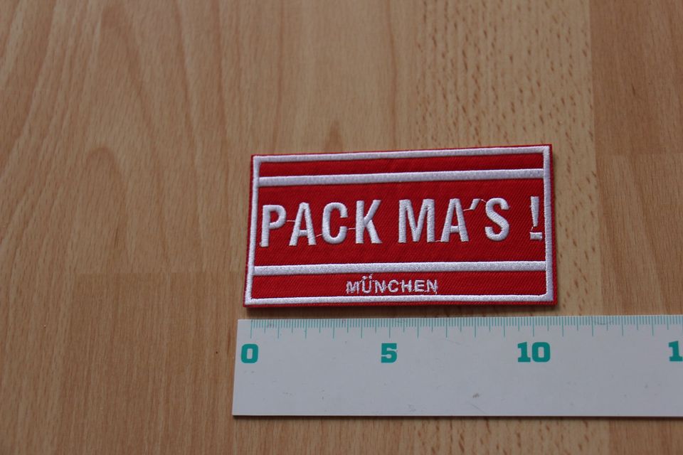 Fan Aufnäher / Patch Pack Ma`s ! - FC Bayern München - Rot-Weiss in Weinheim