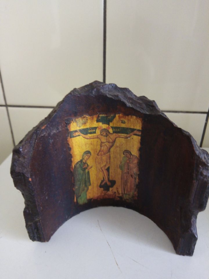 Zu verkaufen, keramik-ikonen-set, 4-teilig, Christentum! in Nettetal