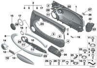 NEU Mini R55 R56 R58 Armauflage links Türverkleidung 51412753315 Schleswig-Holstein - Nübbel Vorschau