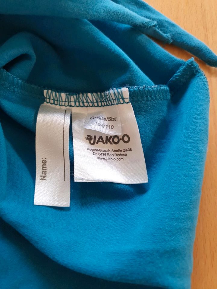 Jakoo Jako o 104 110 Shirt langarm Zebra türkis in Unterweißbach