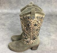 Leder Boho Boots coral Blue 39 steinchen Hippie Ibiza Bayern - Kolbermoor Vorschau