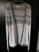 Strickjacke/ Cardigan von Gilly Hicks, grau weiß XS Düsseldorf - Pempelfort Vorschau