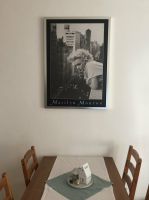 Gerahmtes schwarz-weiß Poster von Marilyn Monroe Nordrhein-Westfalen - Minden Vorschau