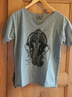 graues T-Shirt mit Elefantendruck Gr. M von Elephant Printing Nordrhein-Westfalen - Leverkusen Vorschau