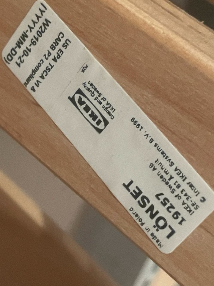 Ikea Metallbett Leirvik 140x200 mit Lattenrost Lönset leivrik in Neuss