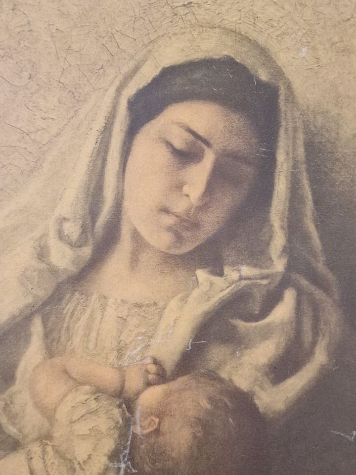 Ikone,Madonna mit Kind,Wandbild,Cipriano Cej, Ca. 57cm x 47cm in Recklinghausen