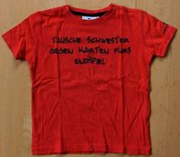 T-Shirt Tom Tailor Fußball Spruch Tausche Schwester gegen Karten Sachsen - Crimmitschau Vorschau