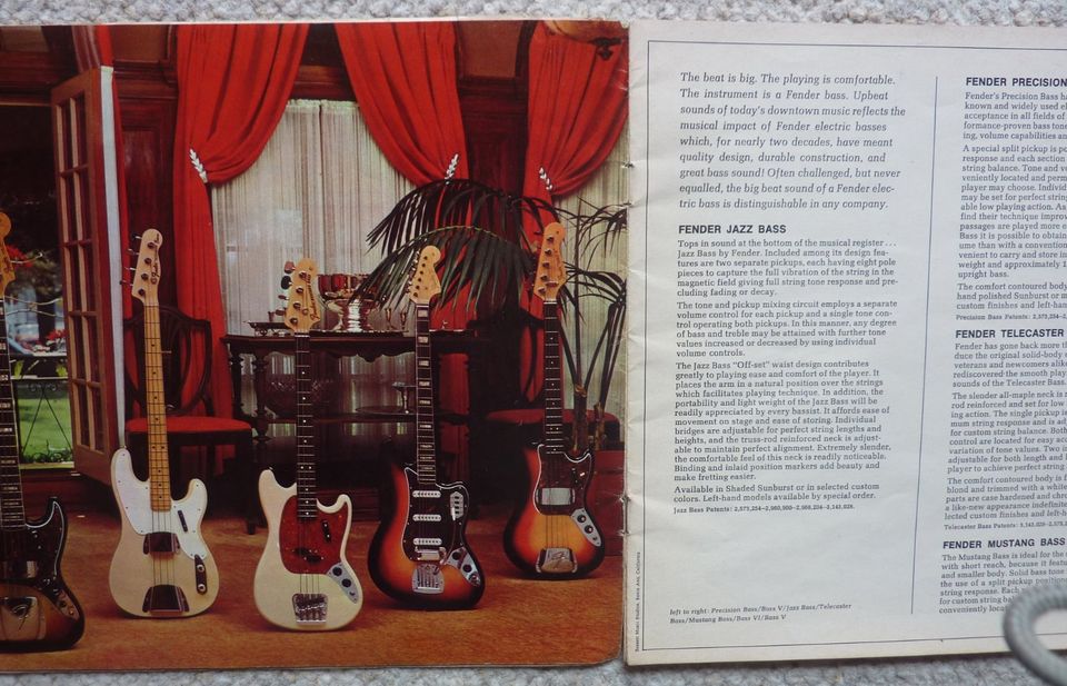 Fender Katalog 1969 in Viechtach