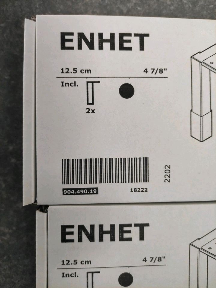 Ikea Enhet Füße 3x2 schwarz in Tiefenbach Kr Passau