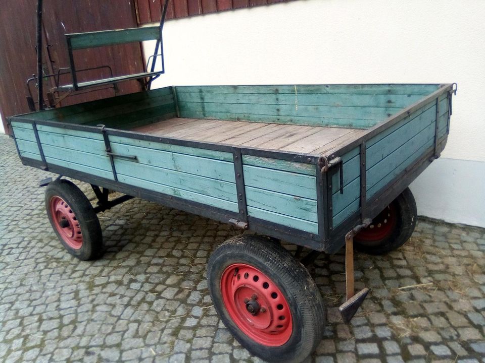 Pferdewagen -Gummiwagen in Bernstadt auf dem Eigen