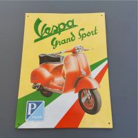 Blechschild "Vespa Grand Sport" Nordrhein-Westfalen - Kerken Vorschau