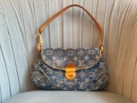 LOUIS VUITTON Mini Pleaty Denim Tasche Pochette Clutch Handtasche München - Au-Haidhausen Vorschau