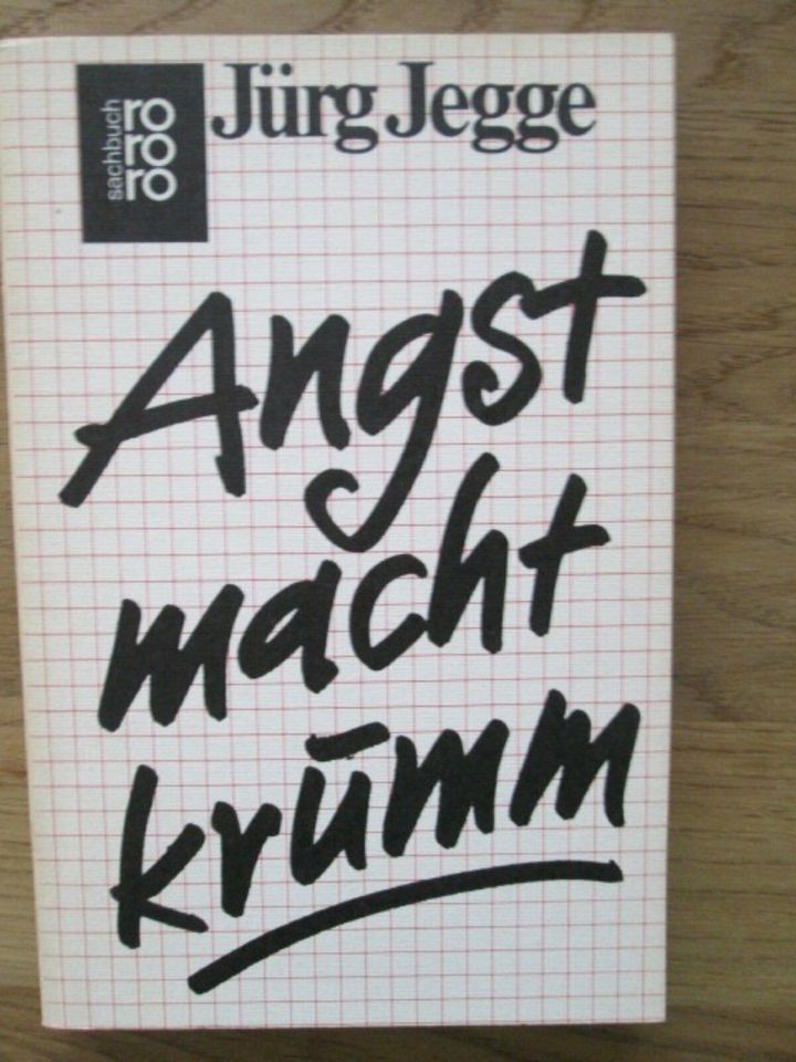 Jürg Jegge: Angst macht krumm in Herne