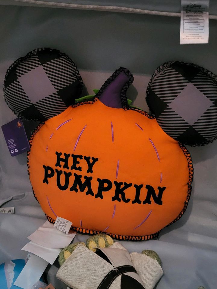 Mickey Halloween Kissen Disney ShopDisney Kürbis pumkin in Bergkamen
