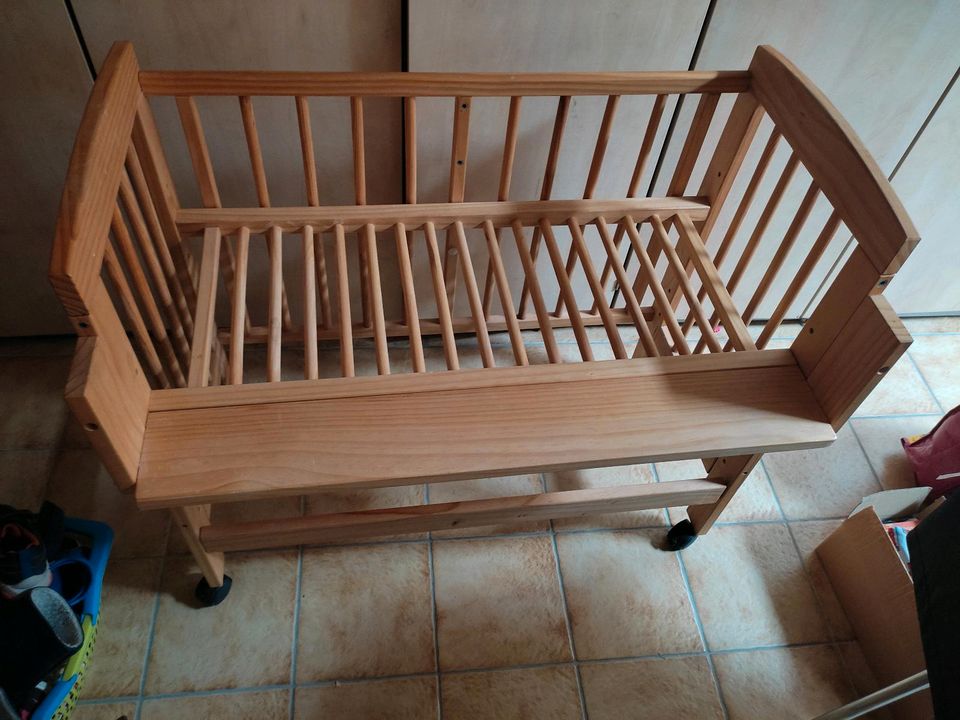 Babybeistellbett Beistellbett Zustellbett Holz in Gabsheim