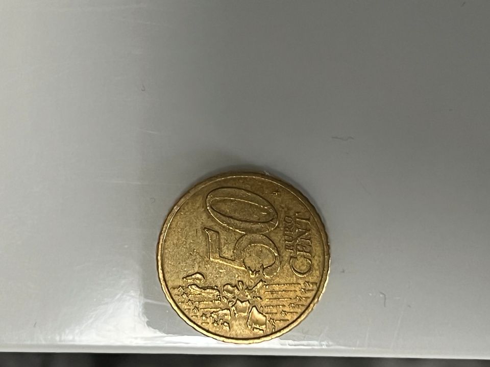 50 Cent Münzen 1999 Belgien in Lage