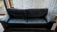 3 sitzer Leder Sofa, schwarz, 220 cm...... Bayern - Bayreuth Vorschau