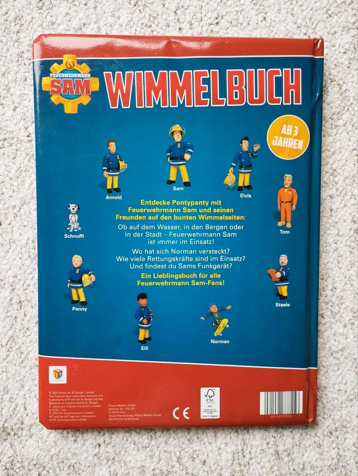 Wimmelbuch Feuerwehr Sam mit Rätsel in München