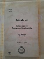 Merkbuch für die Fahrzeuge der Deut. Bundesbahn, inkl. Versand Niedersachsen - Bad Bodenteich Vorschau