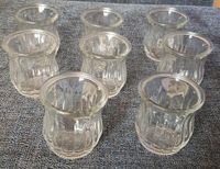 8 Teelichthalter aus Glas Niedersachsen - Moisburg Vorschau