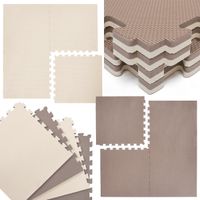 Puzzlematte Braun Beige 4 Matten je 60x60x2cm + 2 Randstücke Nordrhein-Westfalen - Hürth Vorschau