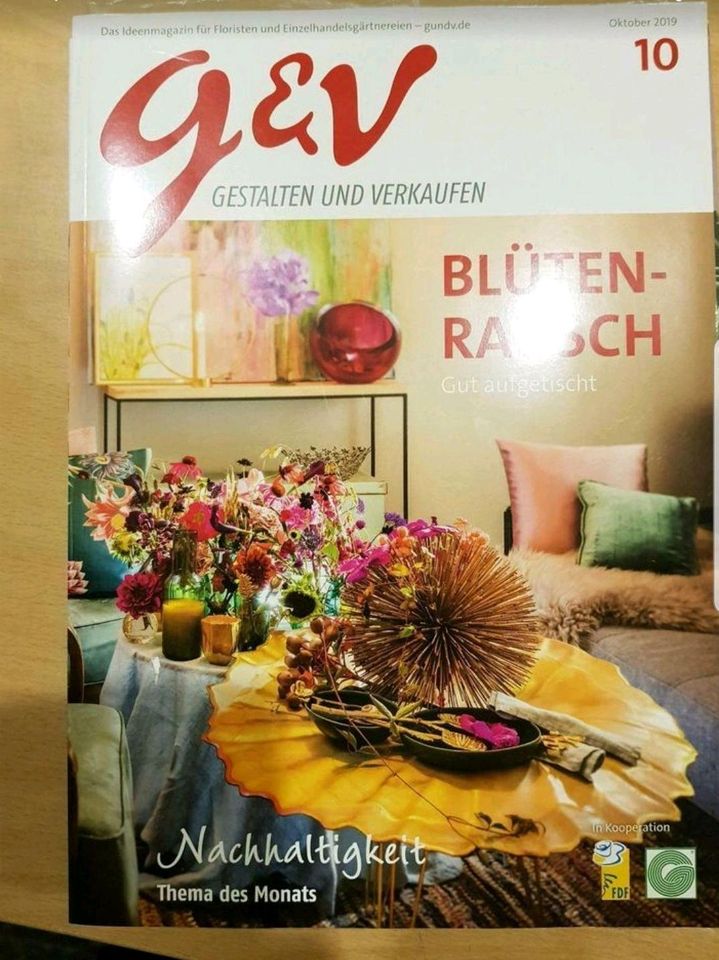 Fachzeitschrift Florist / Gärtner G&V Gestalten & Verkaufen 2019 in Freudenberg