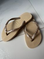 Mädchen Havaianas Flip Flops gr 29-30 Gold Glitzer Schleswig-Holstein - Norderstedt Vorschau