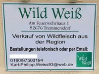 Wildfleisch aus der Region ! Bayern - Speinshart Vorschau