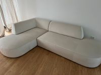 Sofa, linksbündig, beige, samt von Christian Lacroix Berlin - Lichterfelde Vorschau