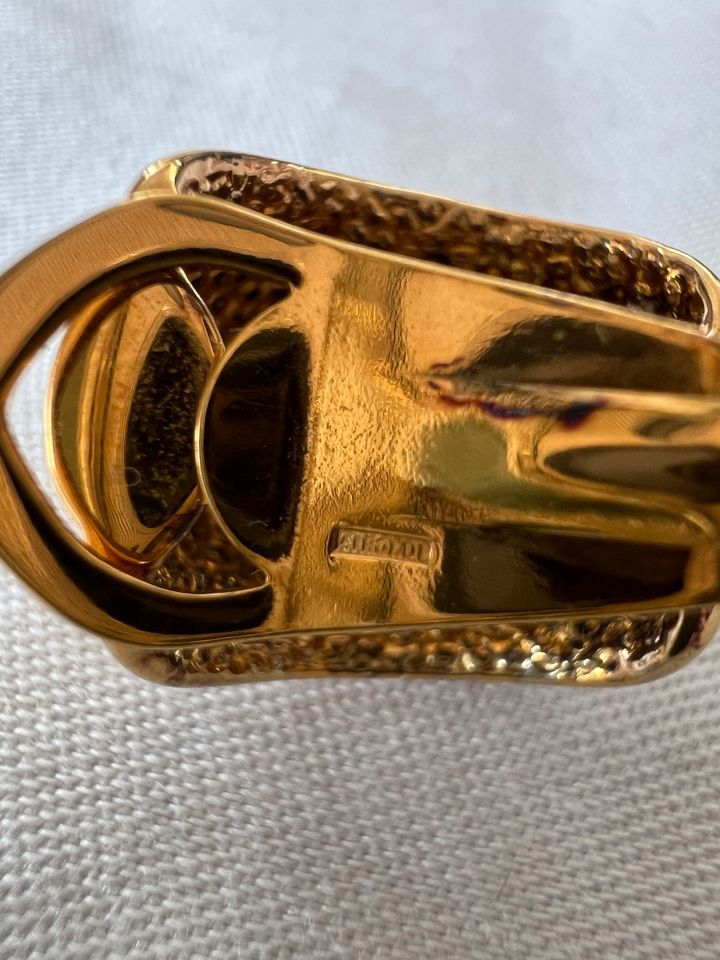 Wunderschöne Ohrringe Silber(800) vergoldet in Spechbach