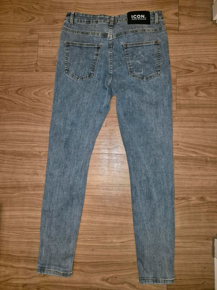 ICON Amsterdam Skinny Stretch Jeans Hellblau Gr.32 in Dortmund