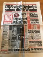 Bildzeitung 7.8.1990 (Ausgabe Dresden) Dresden - Neustadt Vorschau