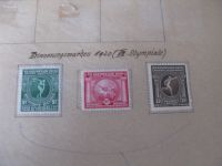 1920 Oylmpiade  BELGIEN  3 Briefmarken Bayern - Memmelsdorf Vorschau