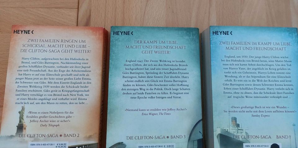 Jeffrey Archer Clifton Saga 1-3 in Aurich