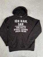 Hoodie Kapuzen Pullover Gr XS Ca 170 in schwarz mit Spruch Baden-Württemberg - Burladingen Vorschau