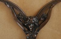antiker Jugendstil Handspiegel Spiegel Bronze Göttin Acanthus Baden-Württemberg - Langenburg Vorschau