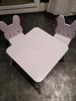 Kinder Tisch und 2 Stühle jollyroom Hase rosa Nordrhein-Westfalen - Herten Vorschau